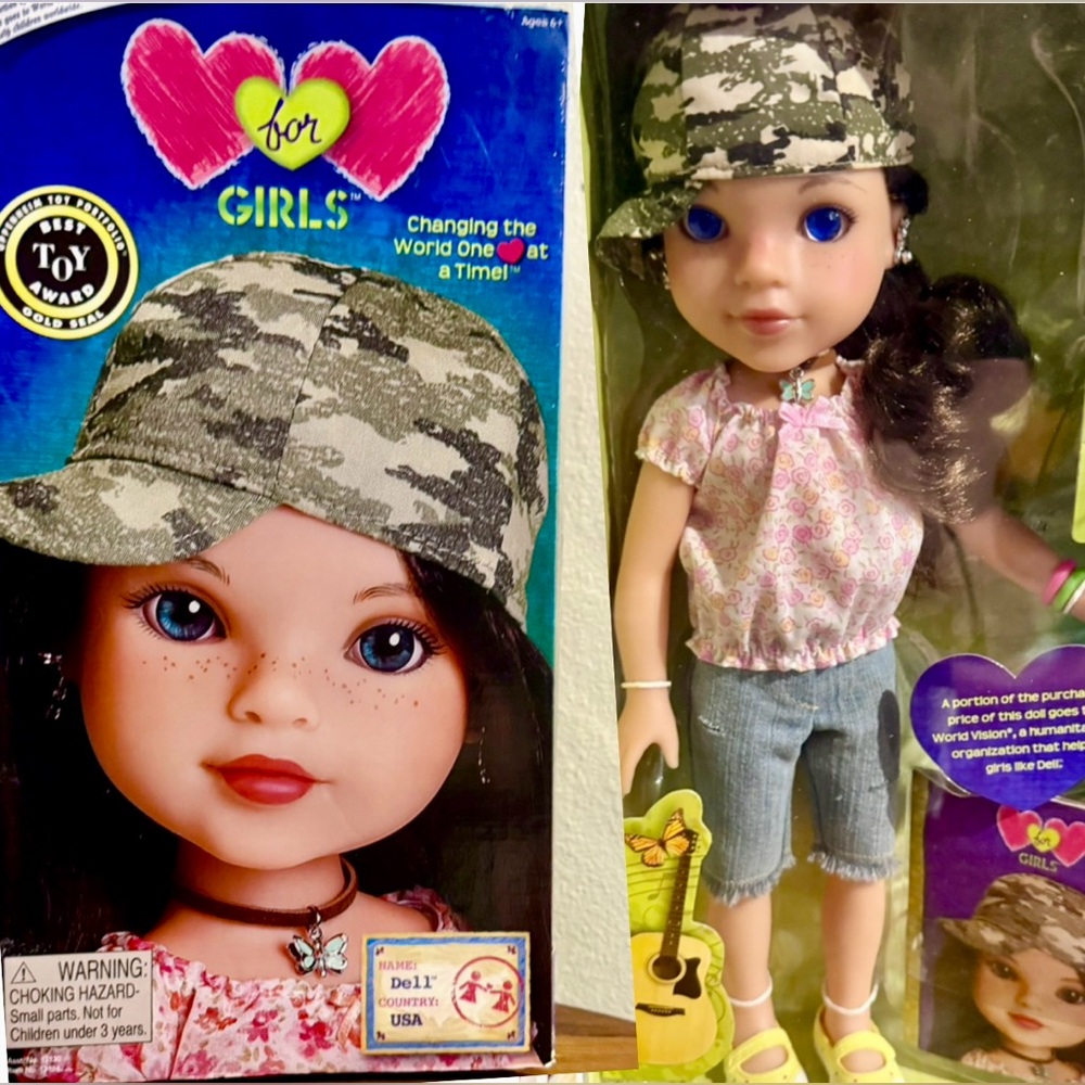 Hearts For Hearts Girls DELL Doll from USA~New in Box
